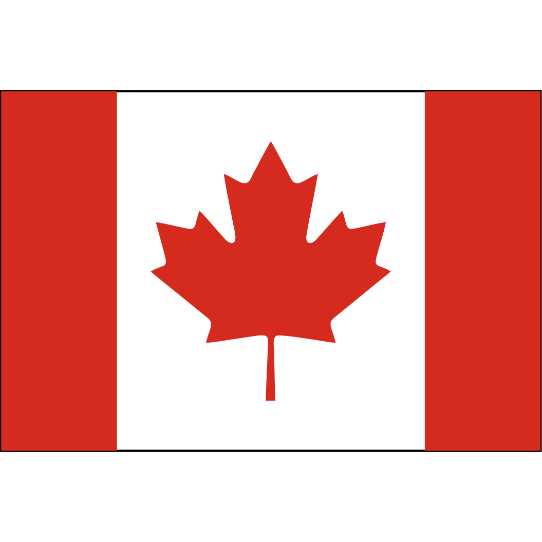 Tactical Gear Junkie Stickers Canada Flag - 3.5x2.25 inch Sticker