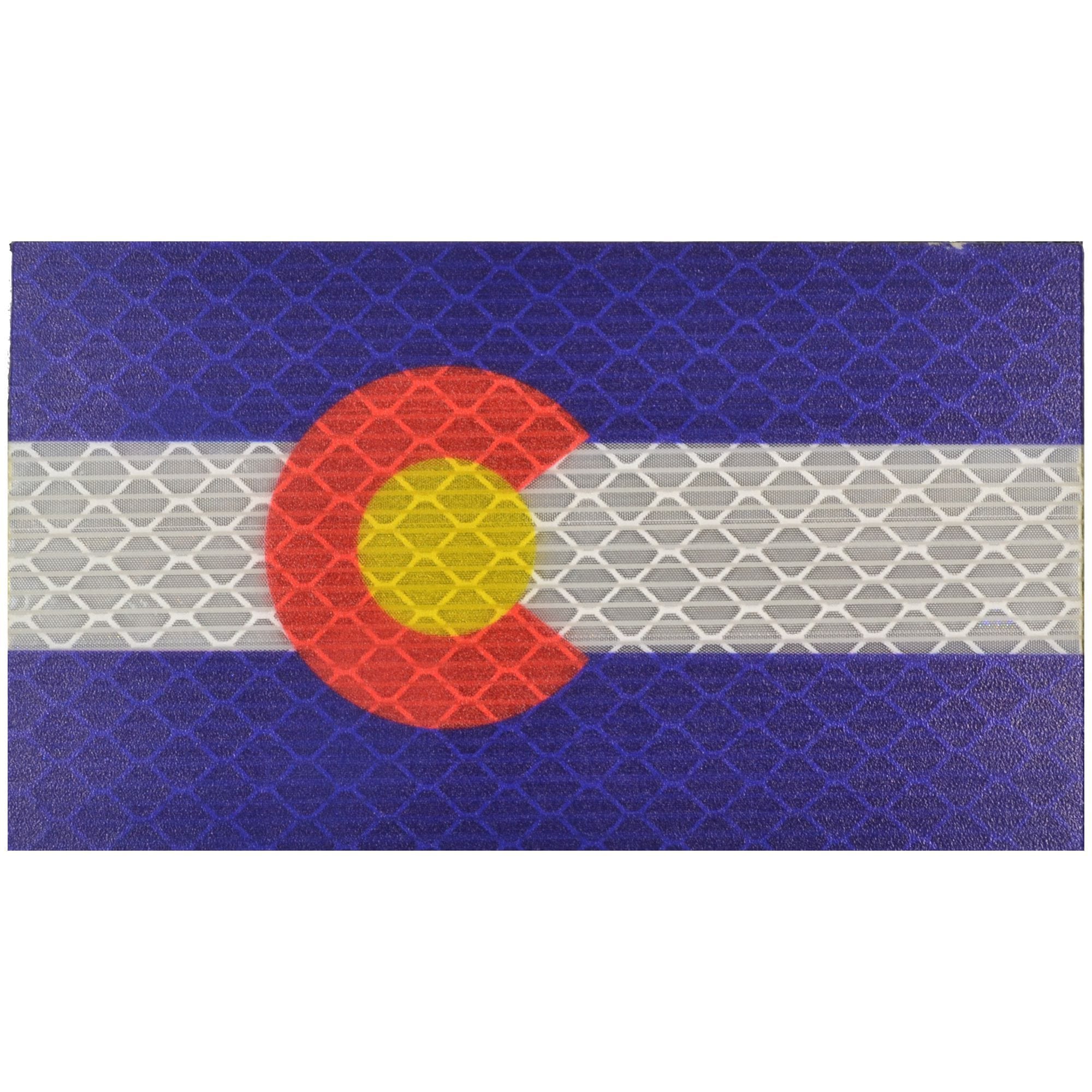 Tactical Gear Junkie Patches Reflective Colorado State Flag - 2x3.5 Patch