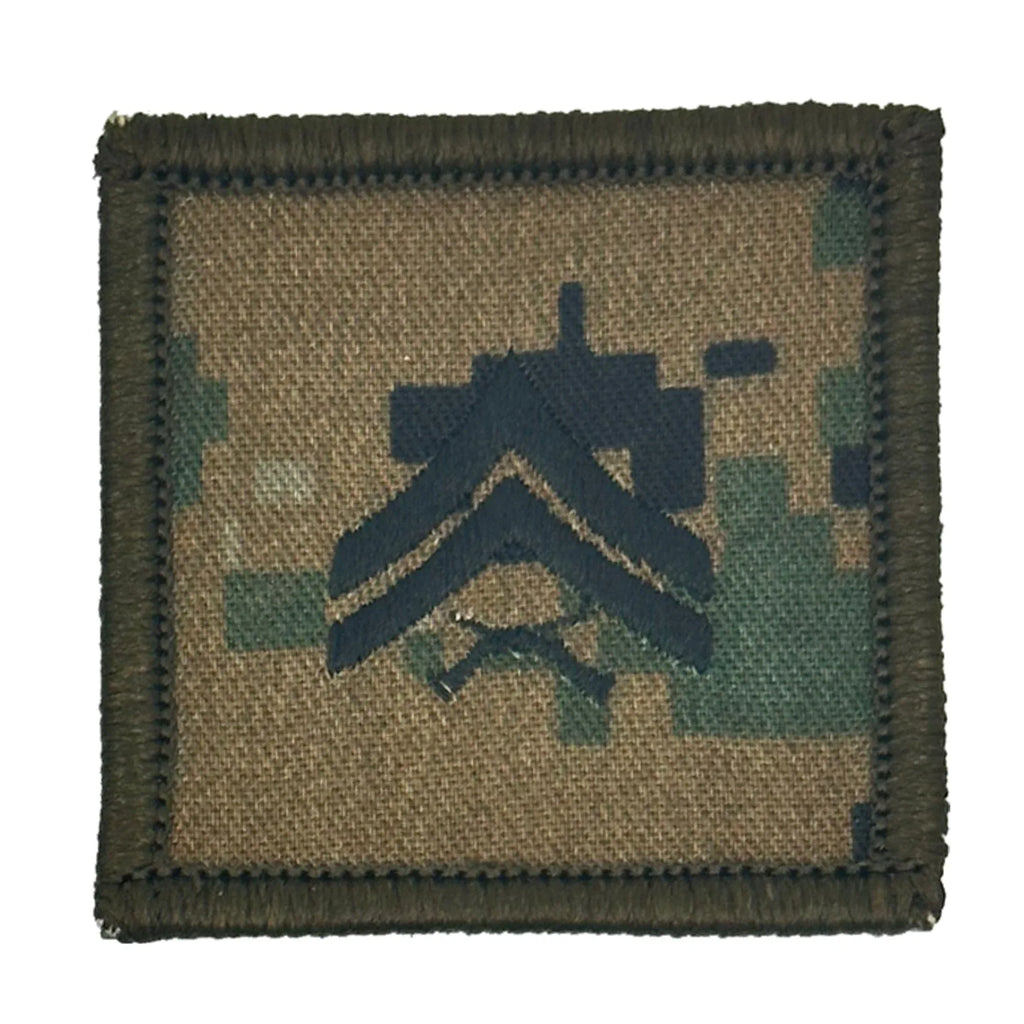 Navy Rank Insignia Patch – 2"x2", Coyote Brown, Velcro Back (Hook & Loop), FROG Gear Style, Battle Dress Unlimited
