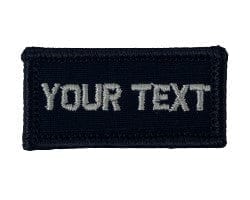 Tactical Gear Junkie Patches Custom Text Patch - 1x2