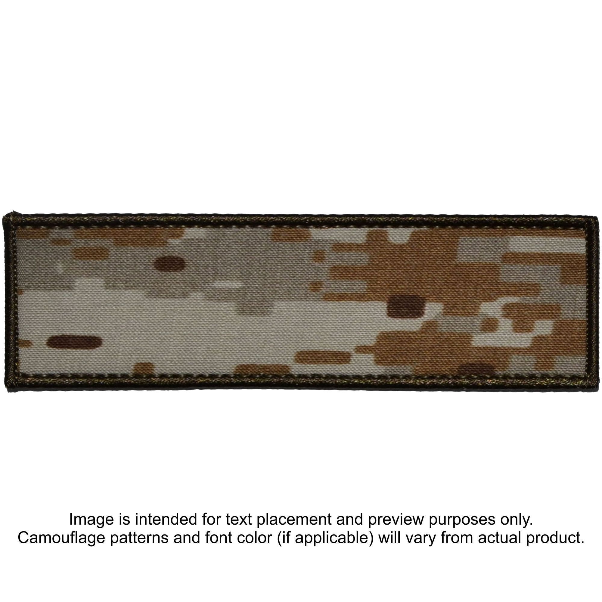 Tactical Gear Junkie Patches MARPAT Desert Custom Plate Carrier Text Patch - 3x10