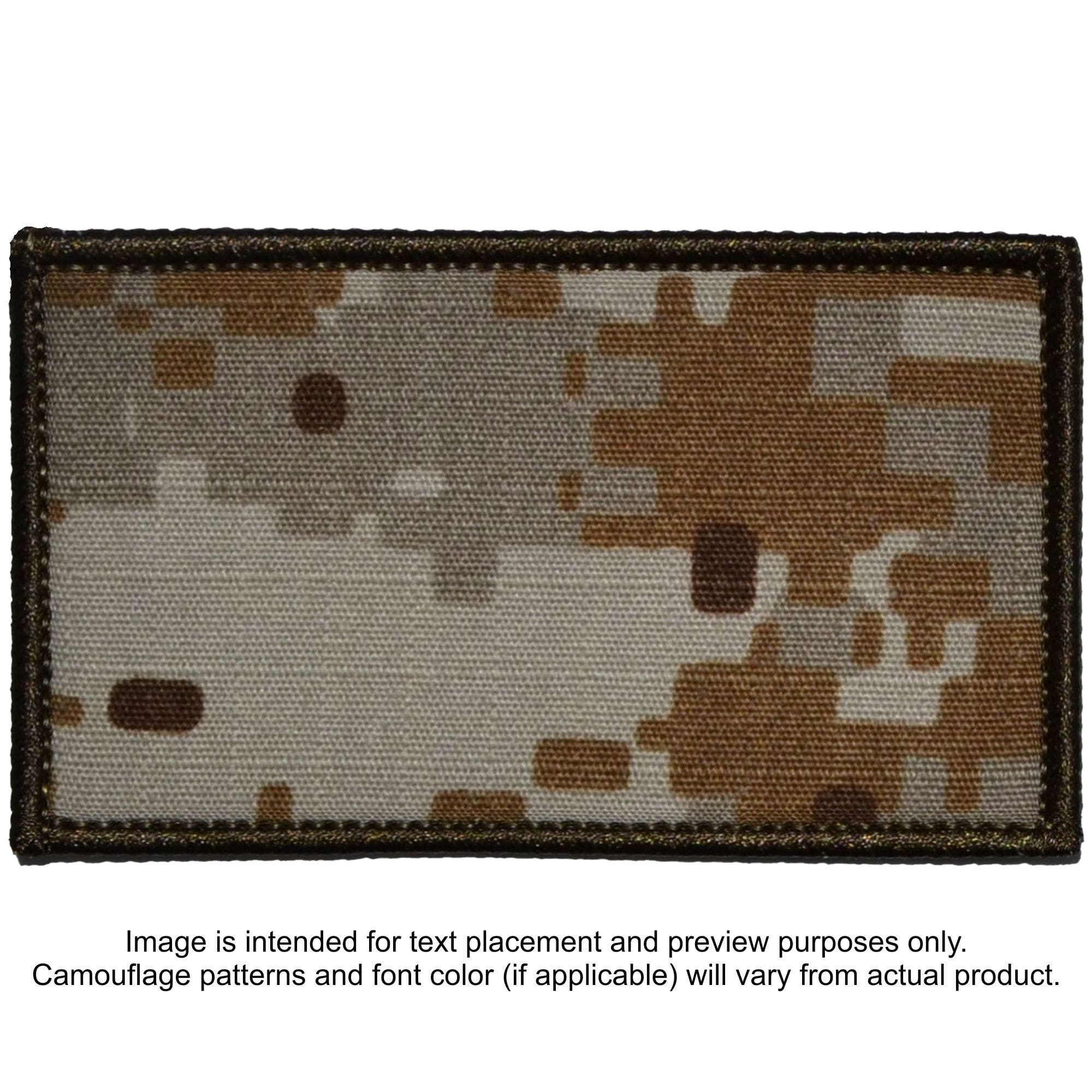 Tactical Gear Junkie Patches MARPAT Desert Custom Plate Carrier Text Patch - 2x5