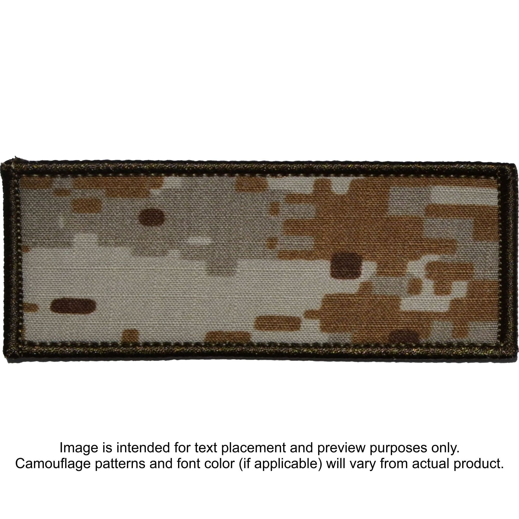 Tactical Gear Junkie Patches MARPAT Desert Custom Plate Carrier Text Patch - 4x10