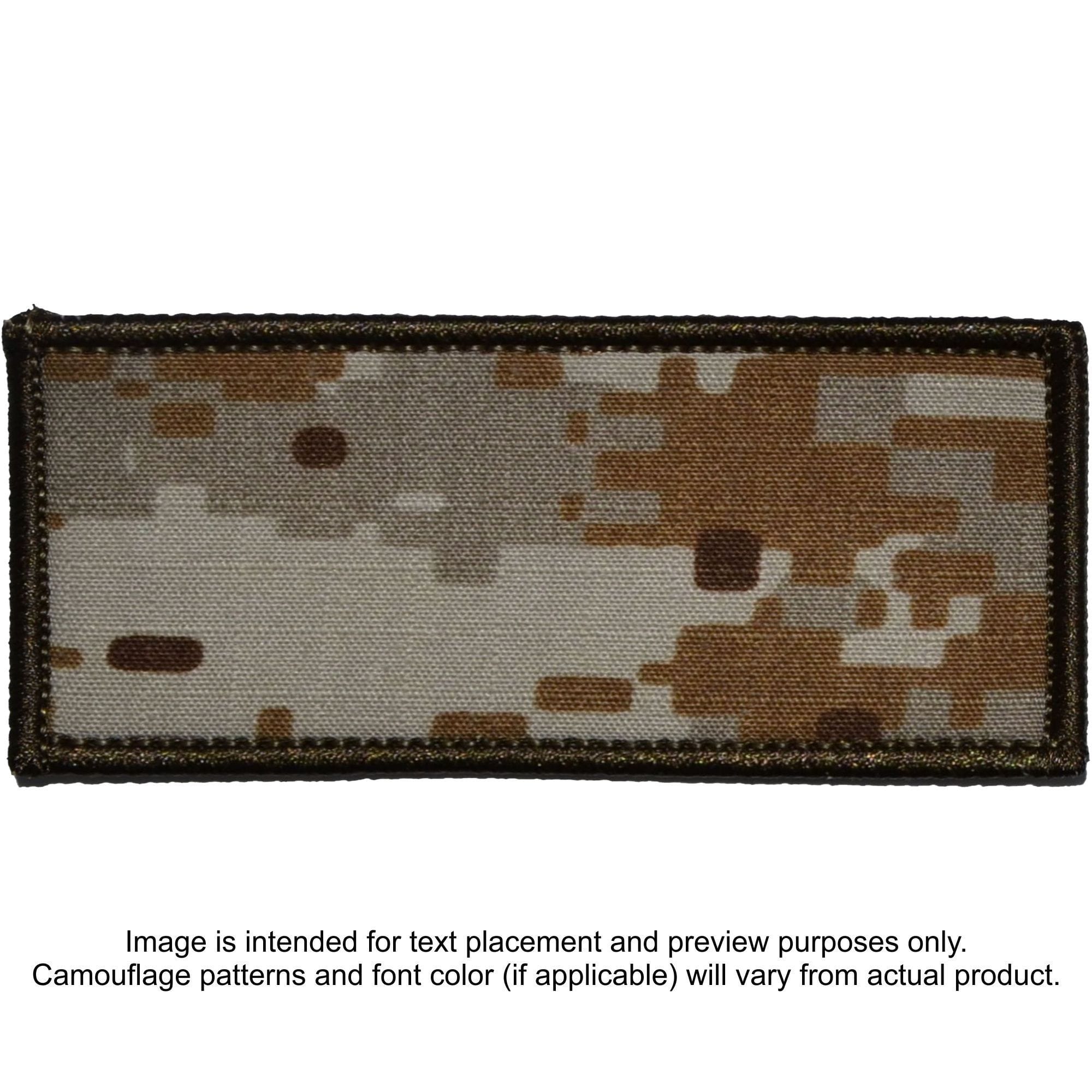 Tactical Gear Junkie Patches MARPAT Desert Custom Plate Carrier Text Patch - 4x9