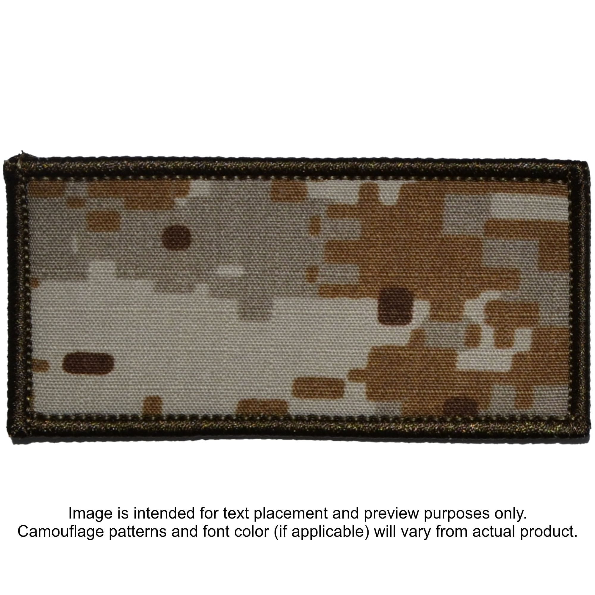 Tactical Gear Junkie Patches MARPAT Desert Custom Text Patch - 2x4