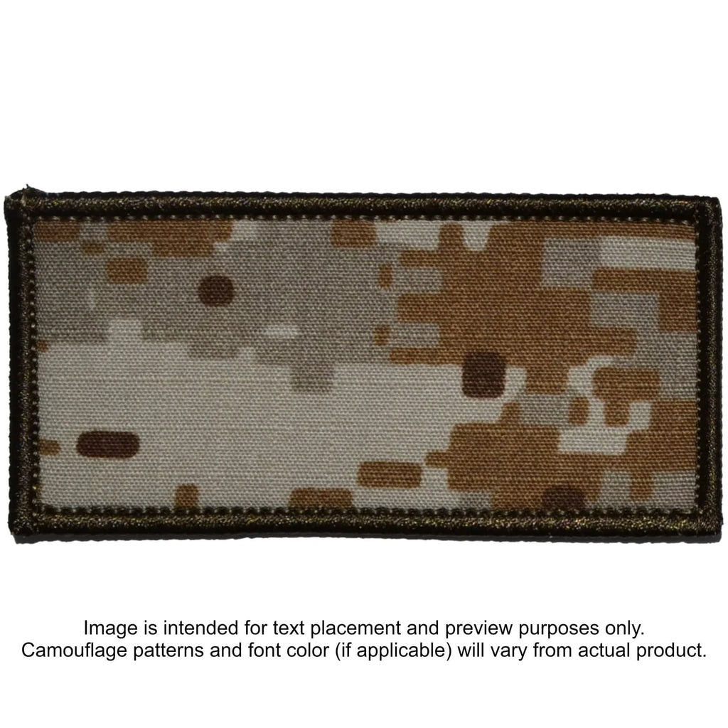Custom Text Military 2x4 inch Patch. Your Text.