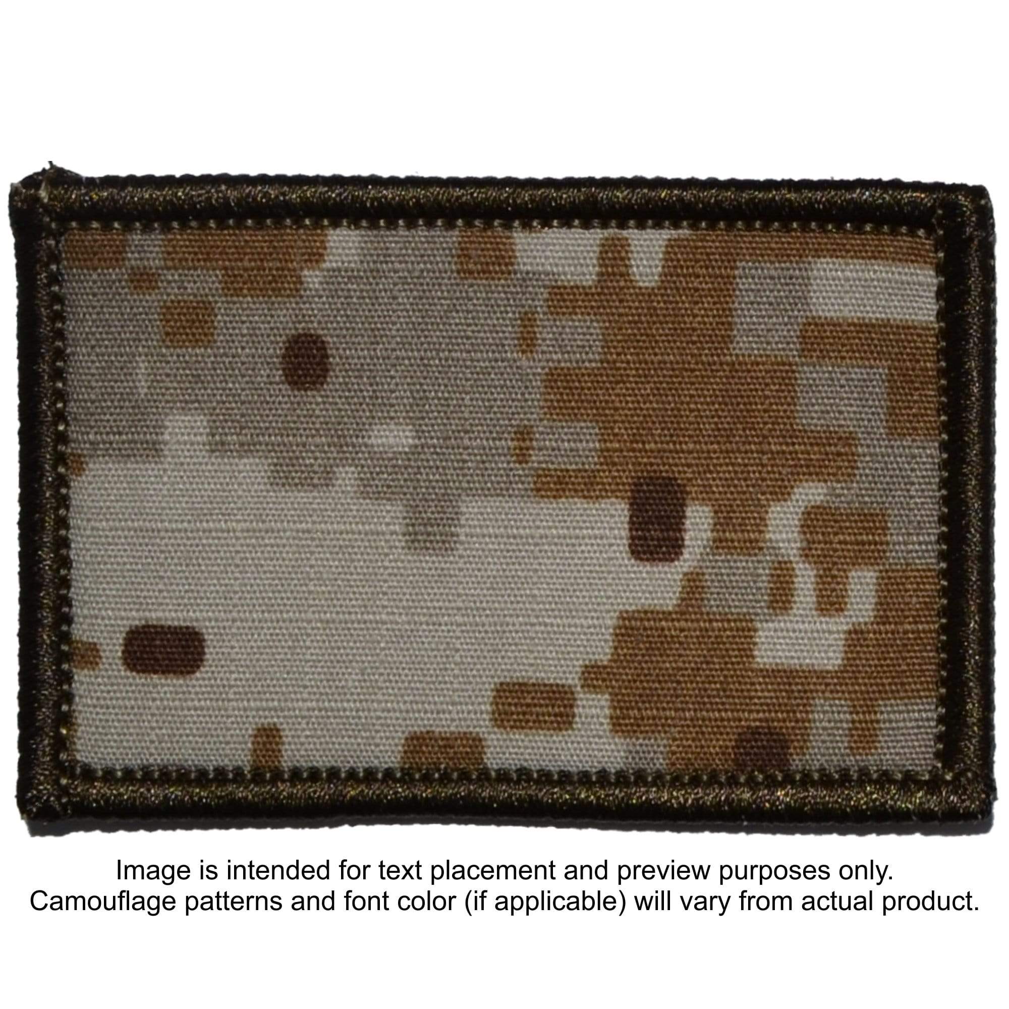 Tactical Gear Junkie Patches MARPAT Desert Custom Text Patch - 2x3