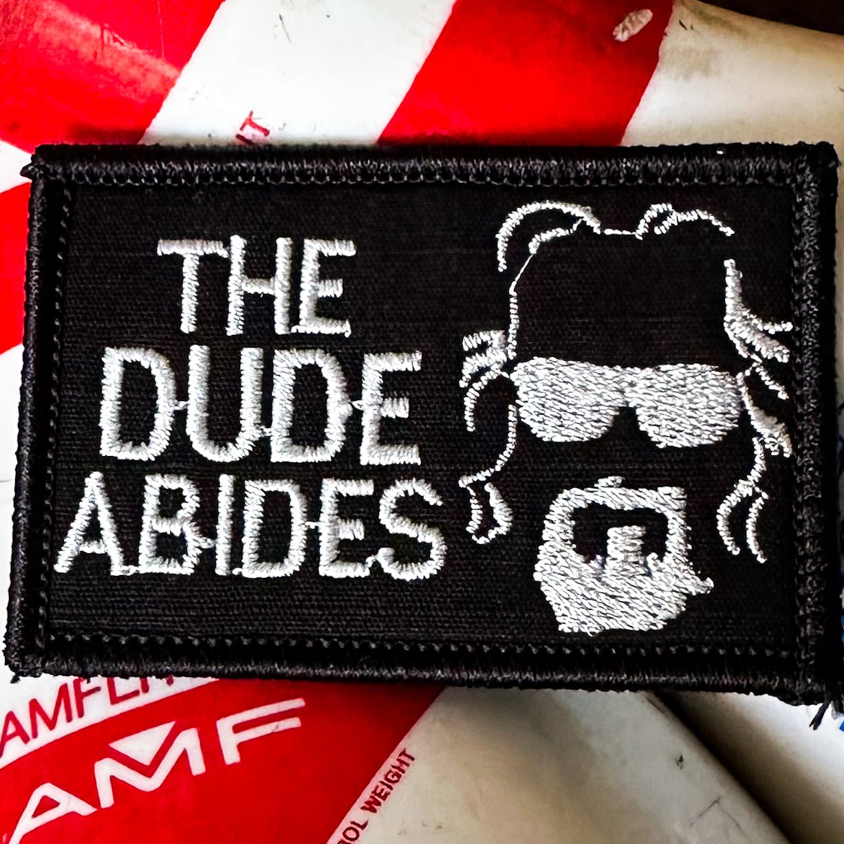 The Dude Abides: The Big Lebowski 2x3 Patch - Wear the Wisdom