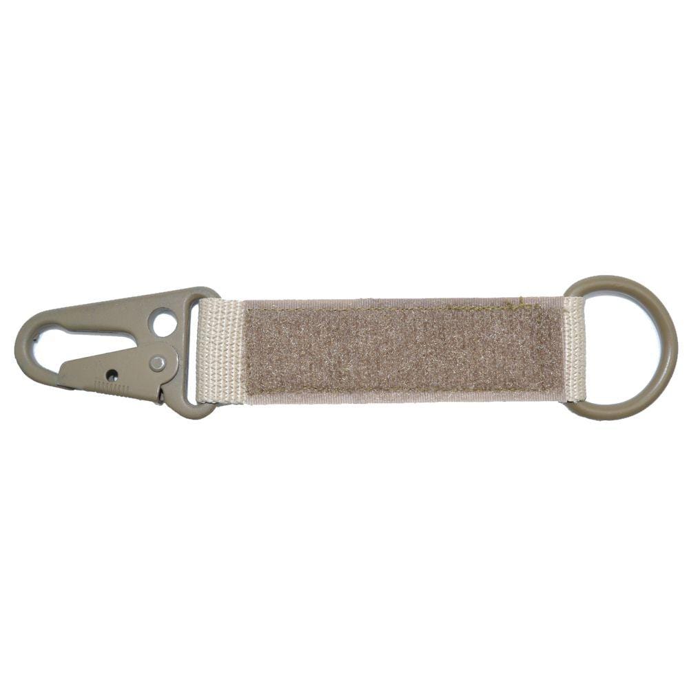 Tactical Gear Junkie Accessories Desert Sand HK 3'' Loop Keychain with D-Ring - American Made