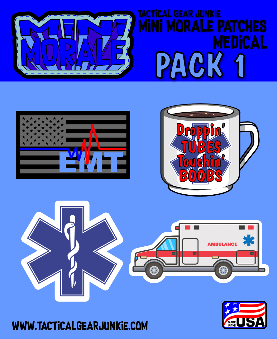 Tactical Gear Junkie Mini Morale - Medical Patch Pack 1