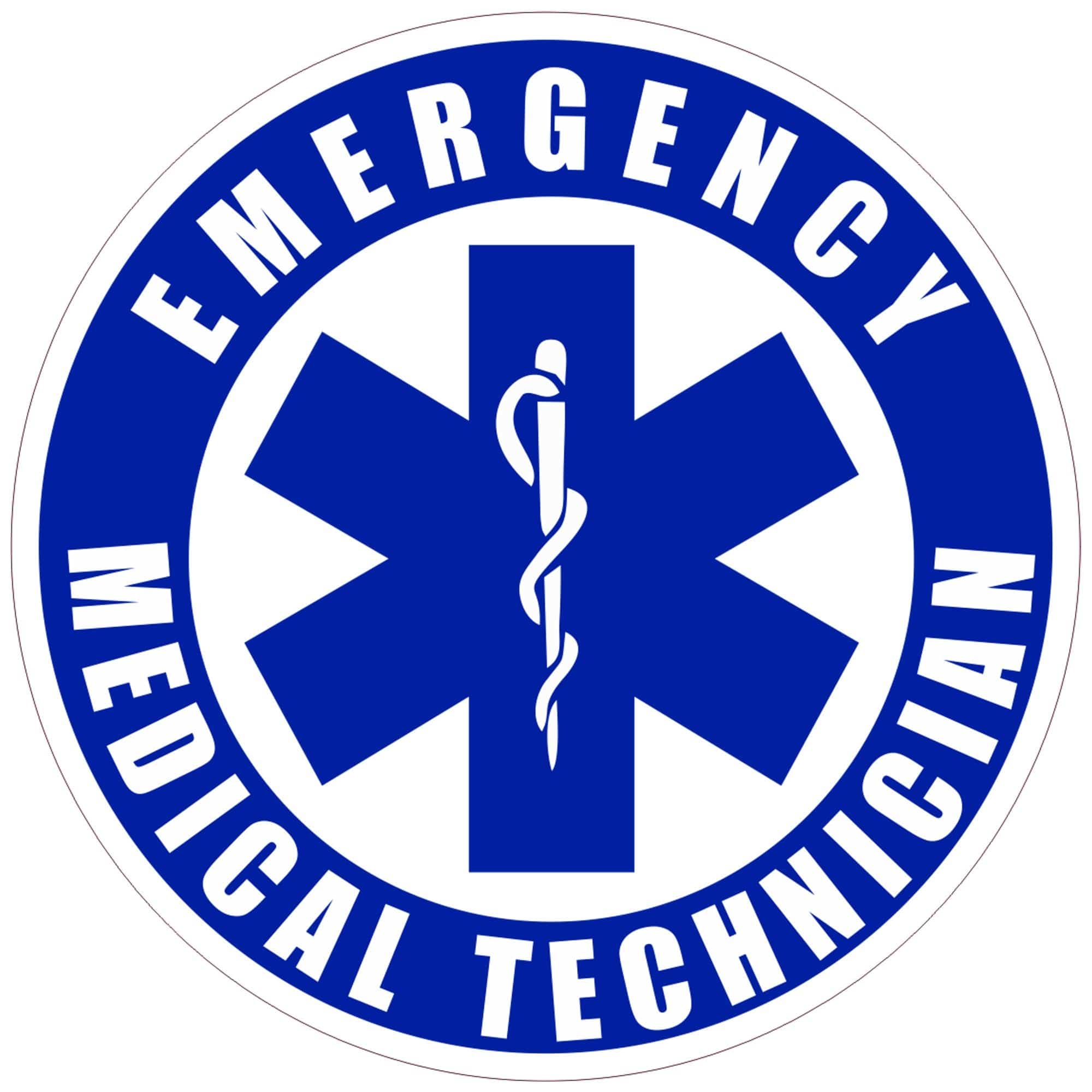 Tactical Gear Junkie Stickers Caduceus Staff Star Of Life Emergency Medical Technician - 4 inch Sticker