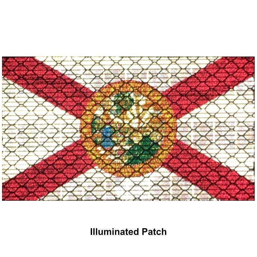 Tactical Gear Junkie Patches Reflective Florida State Flag - 2x3.5 Patch