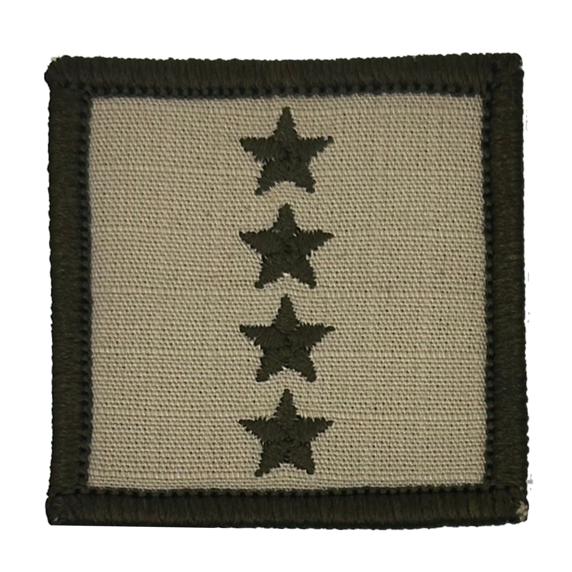Tactical Gear Junkie Patches Desert Sand / General USMC Rank Insignia - 2x2 Patch