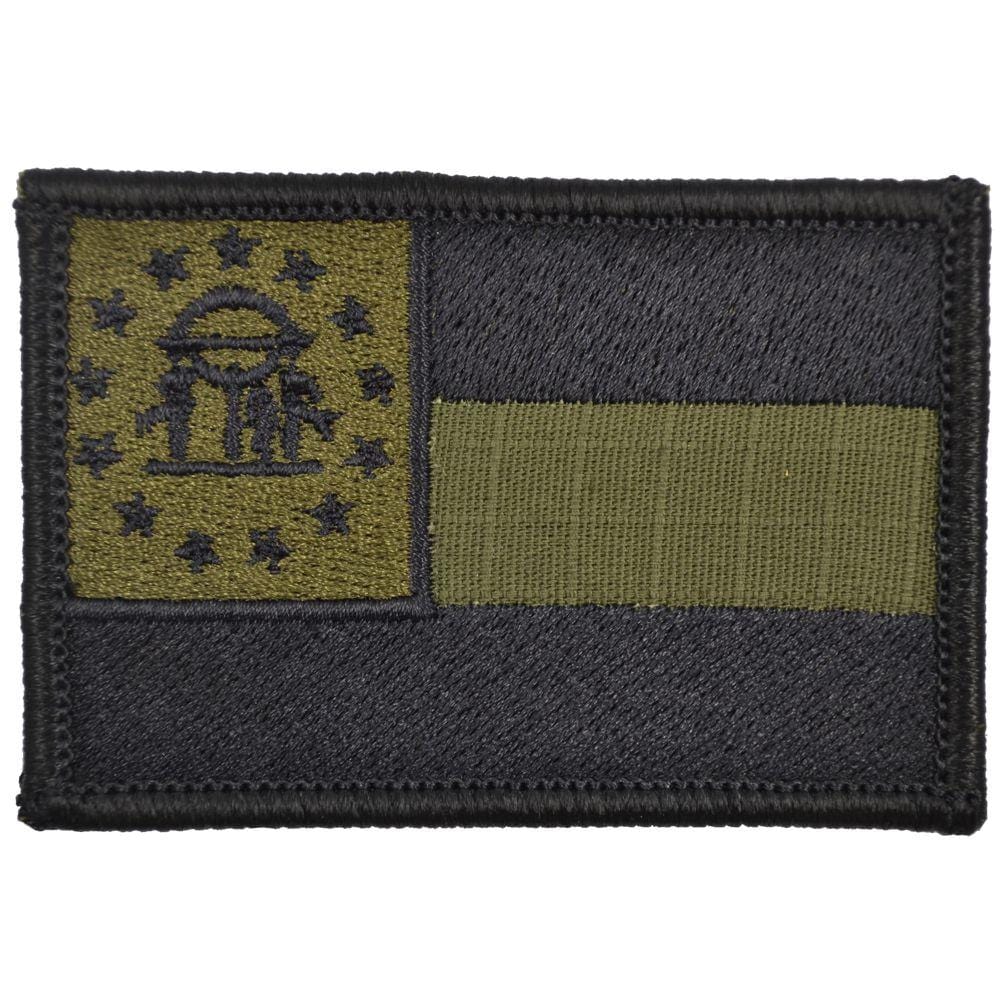 Tactical Gear Junkie Patches Olive Drab Georgia State Flag - 2x3 Patch