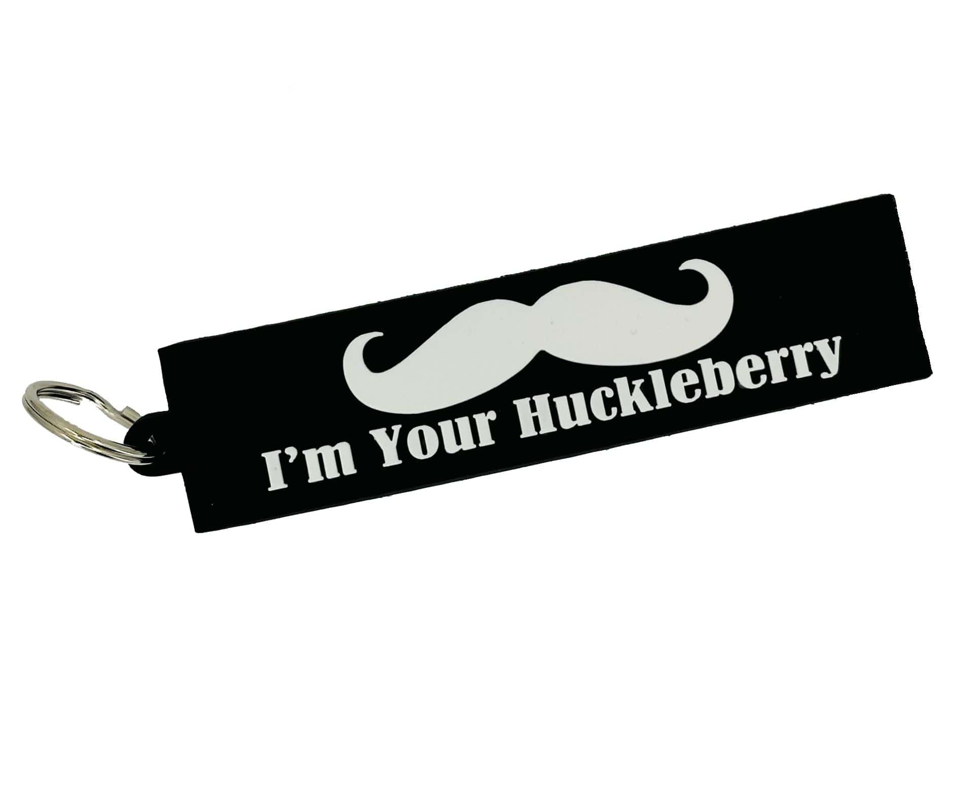 Tactical Gear Junkie Patches Black w/White I'm Your Huckleberry - American Made - PVC Patch/Keychain
