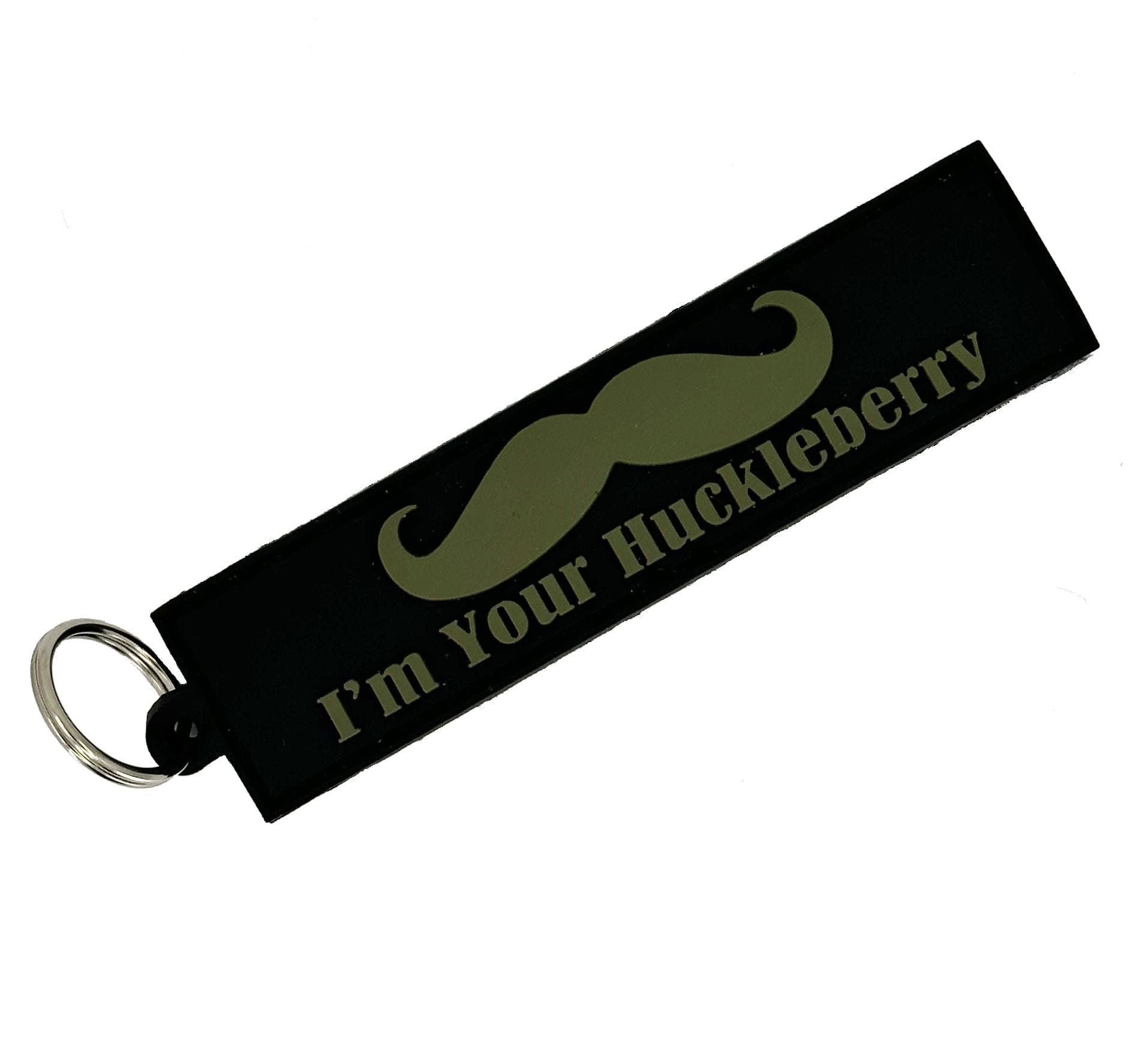 Tactical Gear Junkie Patches Black w/Olive Drab I'm Your Huckleberry - American Made - PVC Patch/Keychain