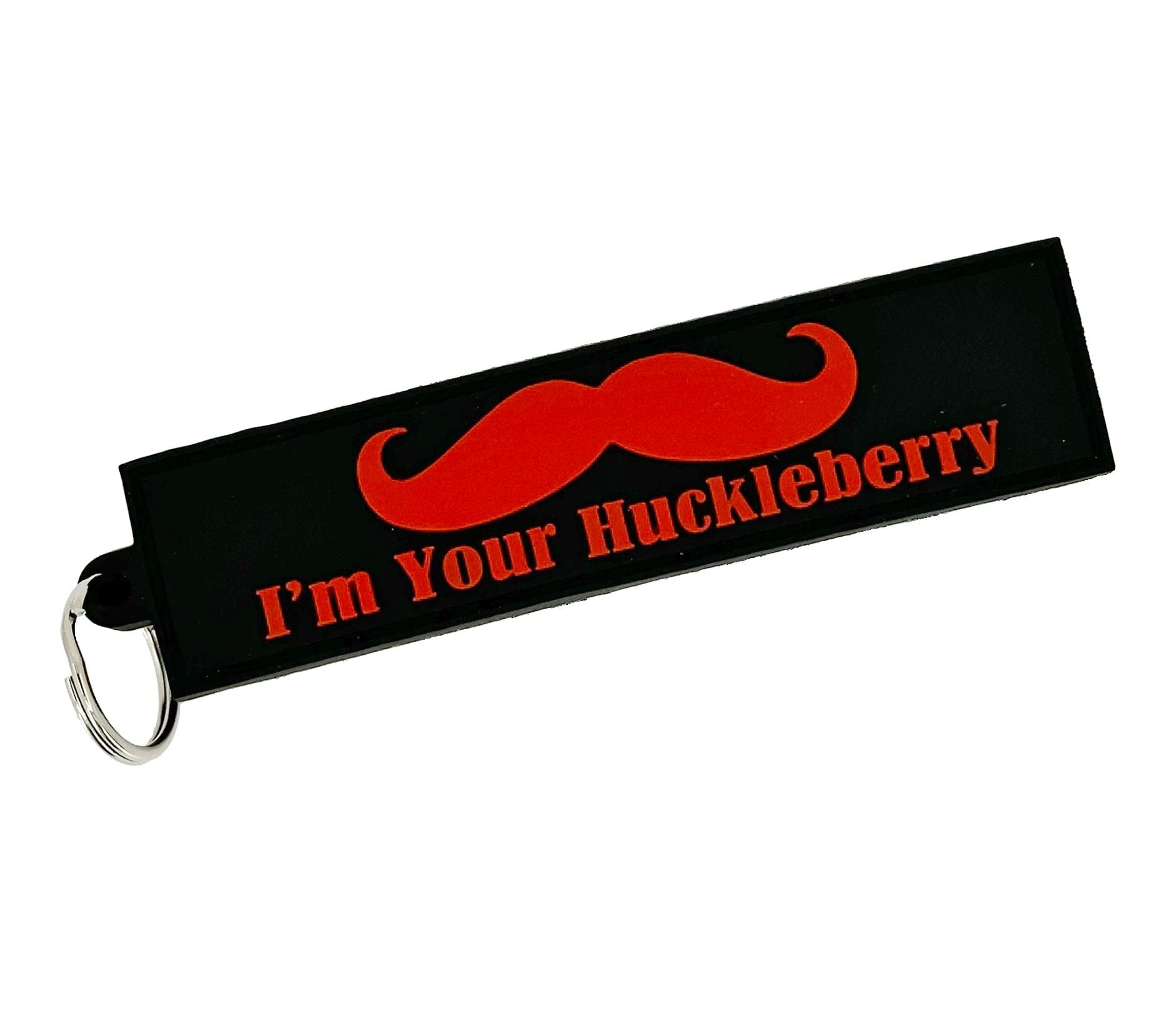 Tactical Gear Junkie Patches Black w/Red I'm Your Huckleberry - American Made - PVC Patch/Keychain