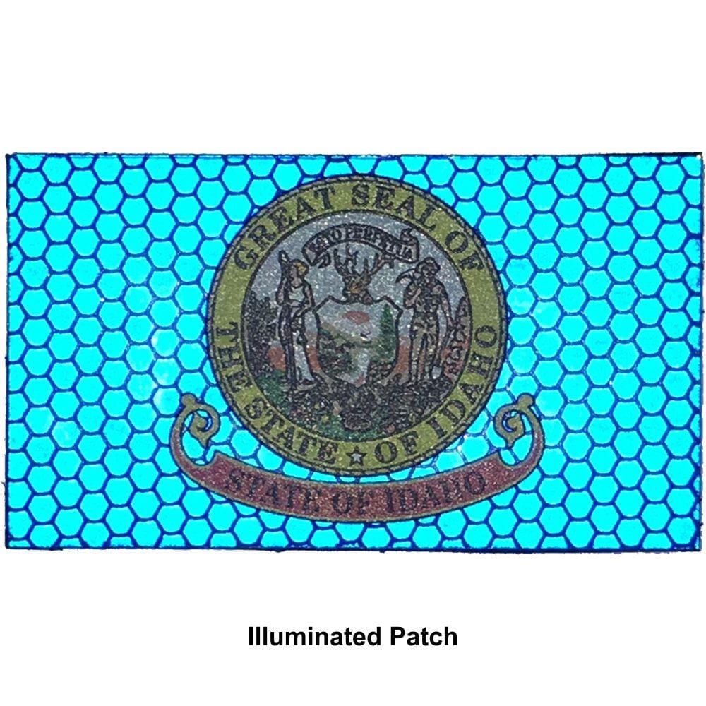 Tactical Gear Junkie Patches Reflective Idaho State Flag - 2x3.5 Patch