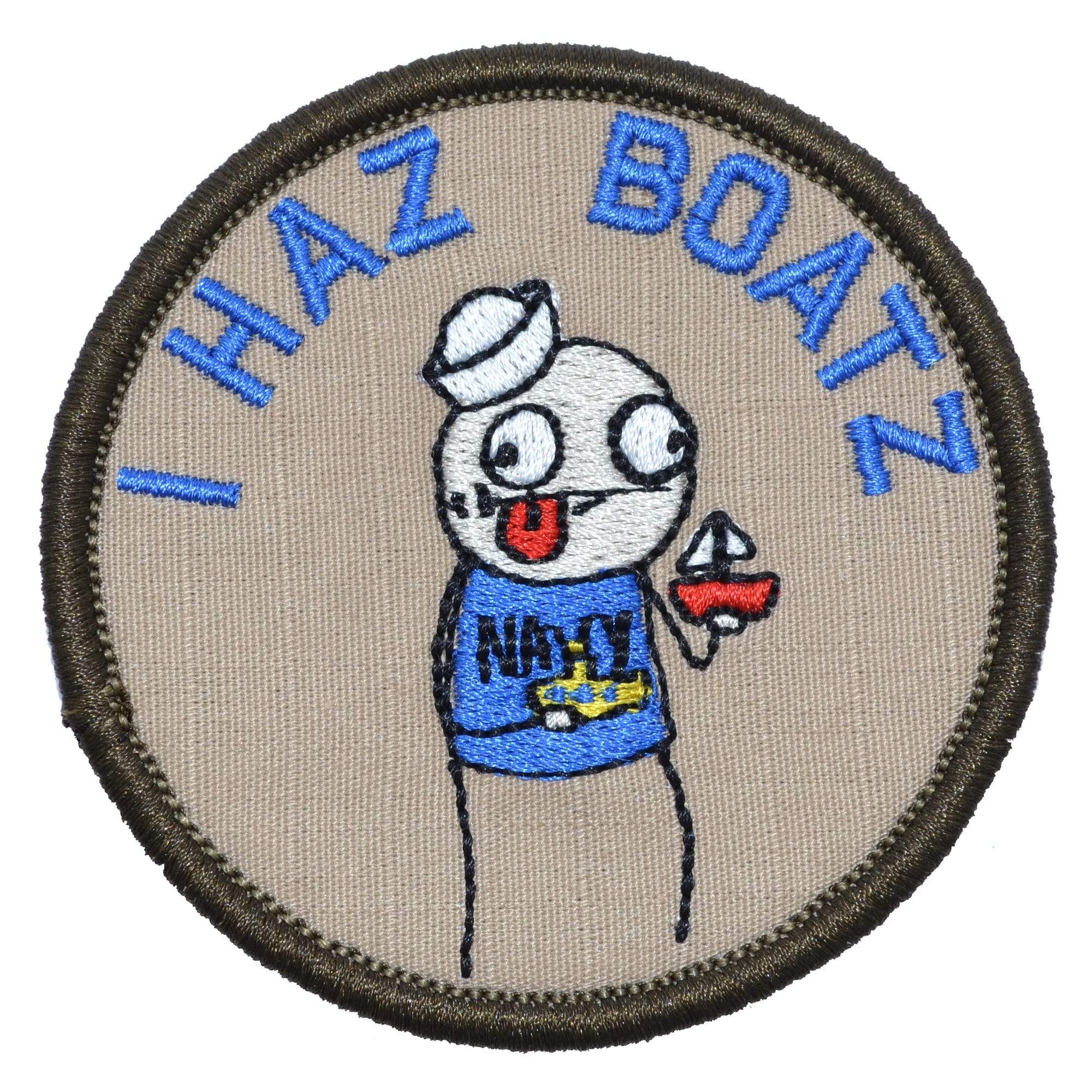 Tactical Gear Junkie Patches Sketch's World © US Navy "I Haz Boatz" - 3.5 in Round Patch