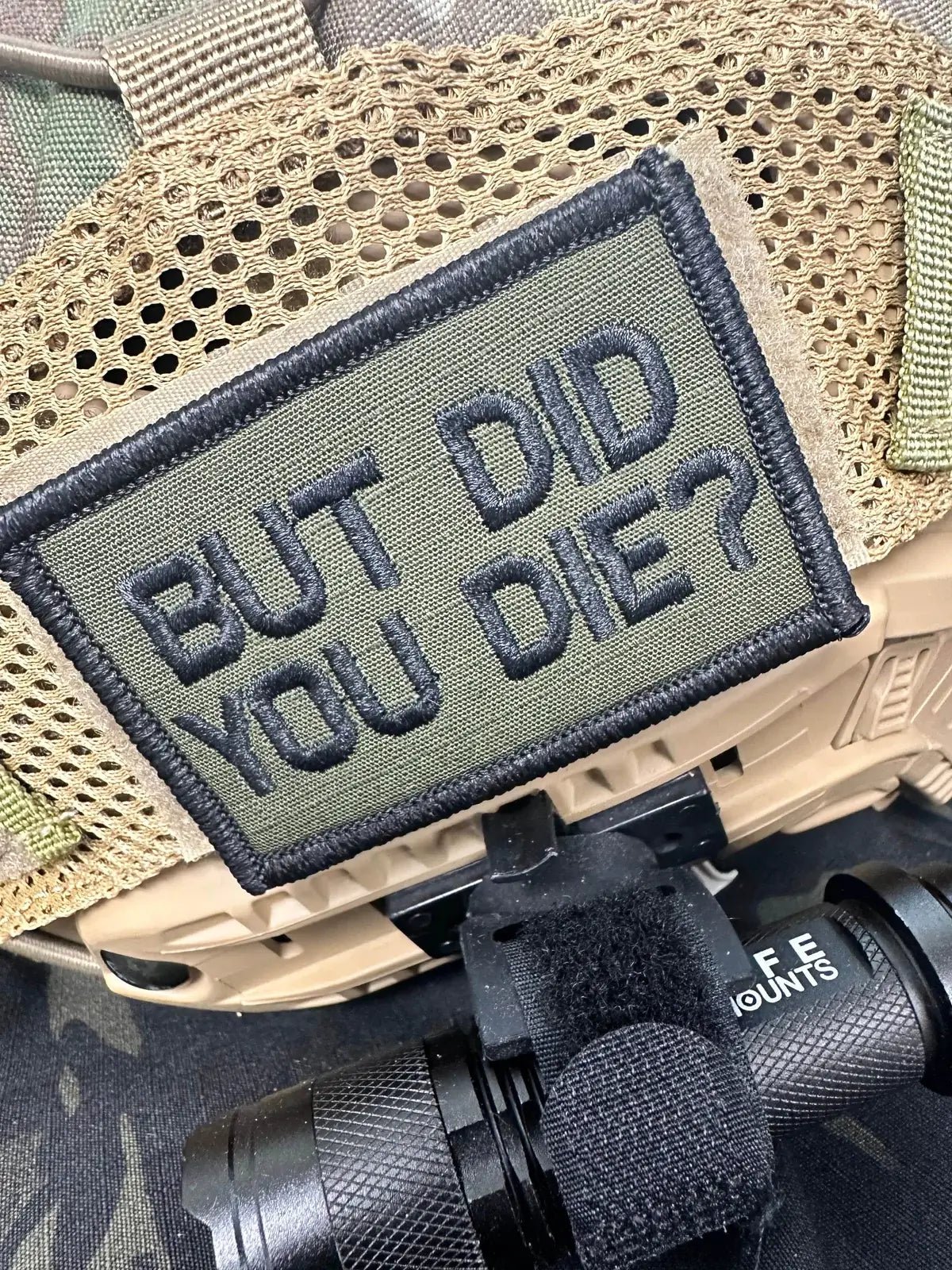 Tactical Gear Junkie Patches But Did You Die? - 2x3 Patch