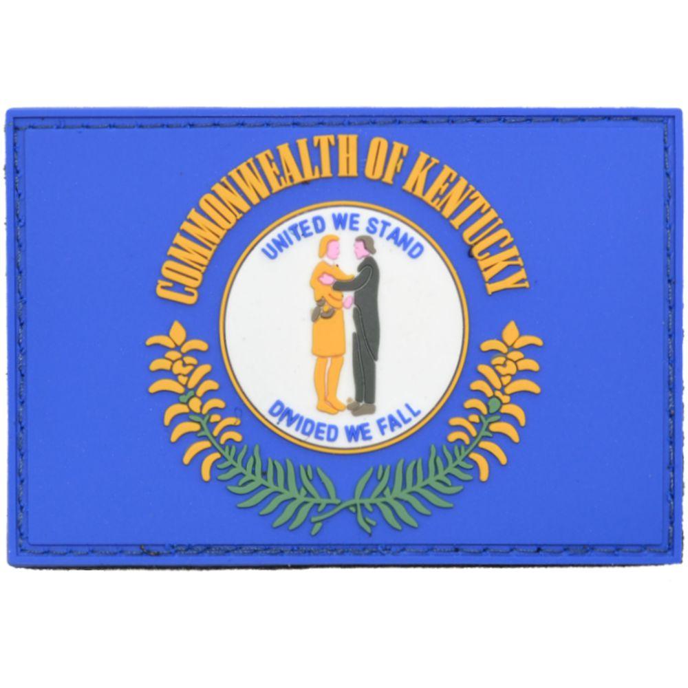 Tactical Gear Junkie Patches Kentucky Commonwealth State Flag - 2x3 PVC Patch - Full Color