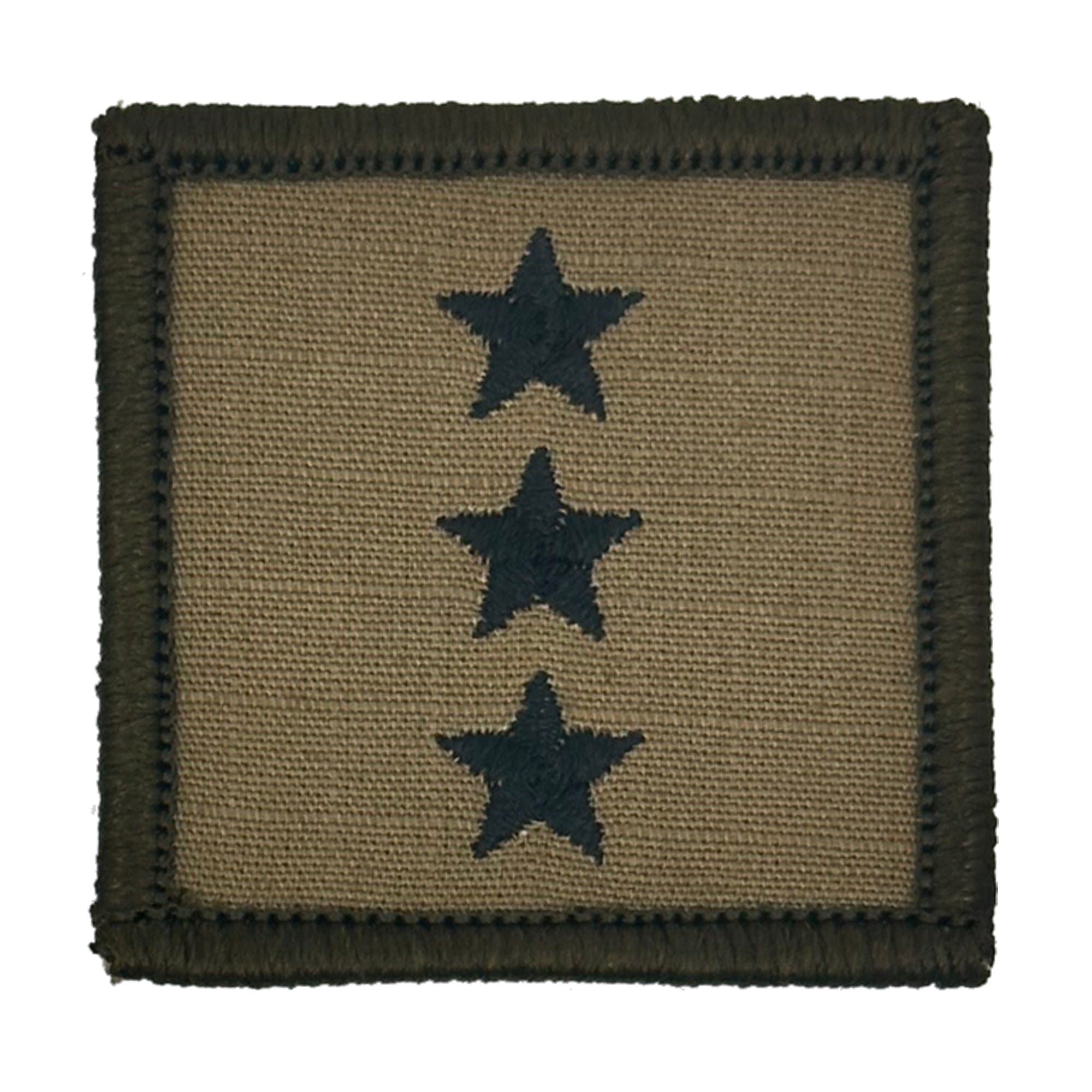 Tactical Gear Junkie Patches Coyote Brown / Lieutenant General USMC Rank Insignia - 2x2 Patch
