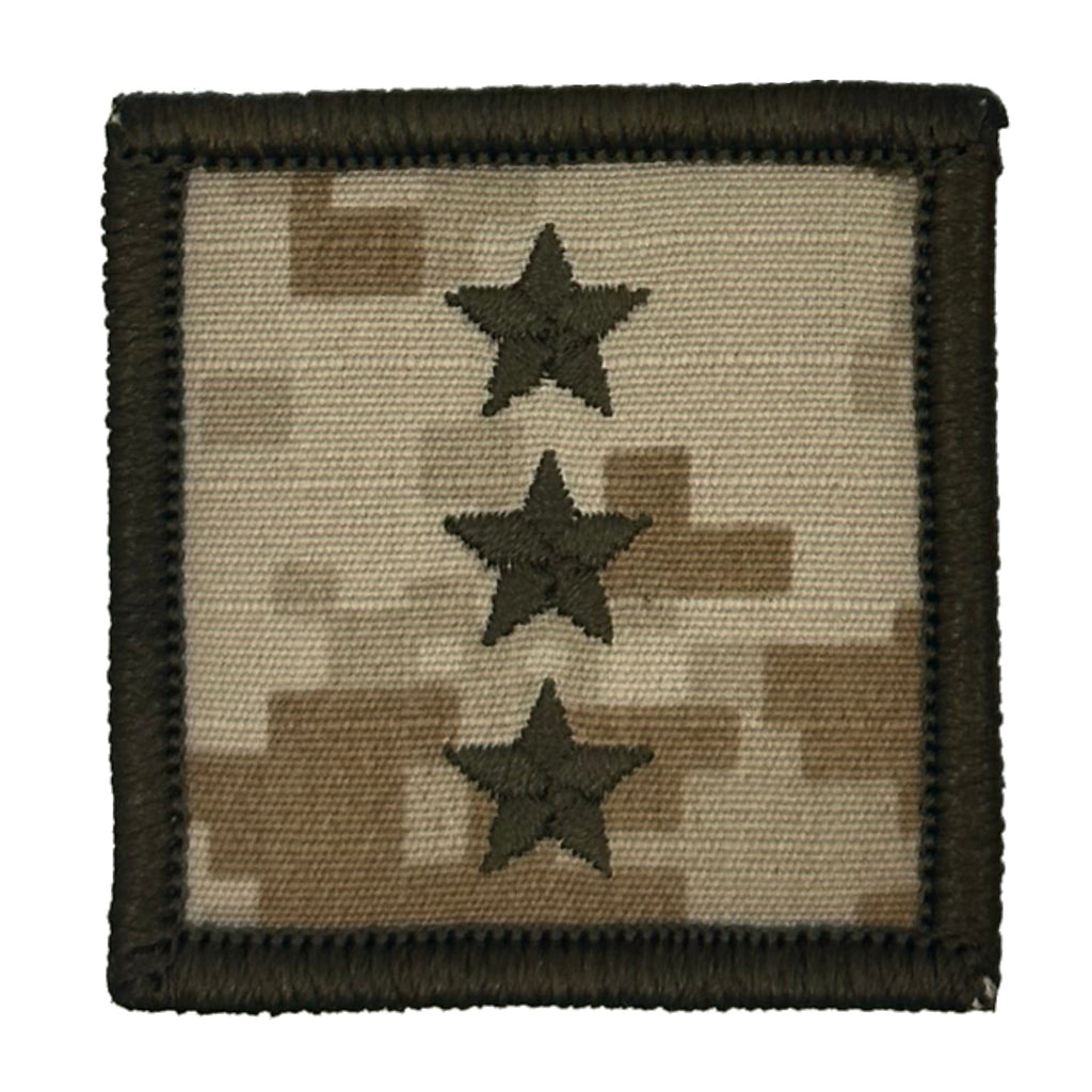 USMC Rank Insignia - 2x2 Patch