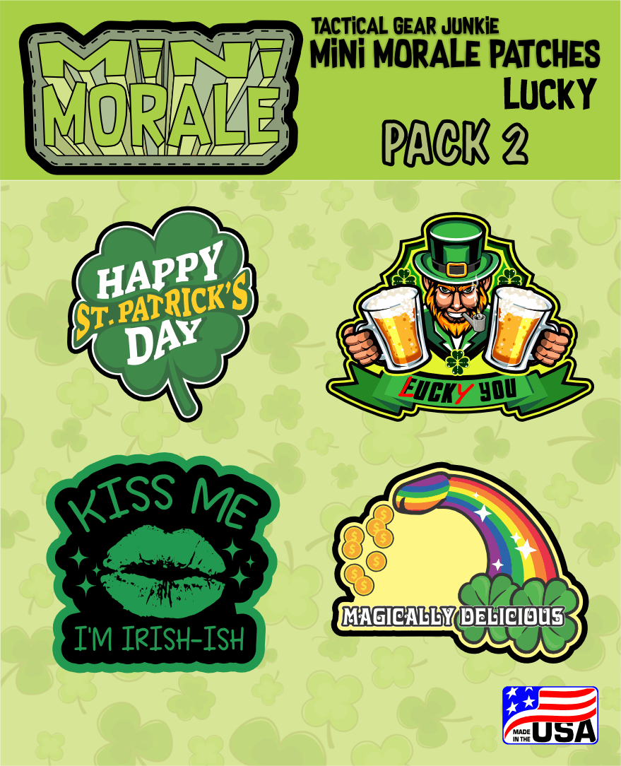 Tactical Gear Junkie Patches Mini Morale - Lucky Pack 2