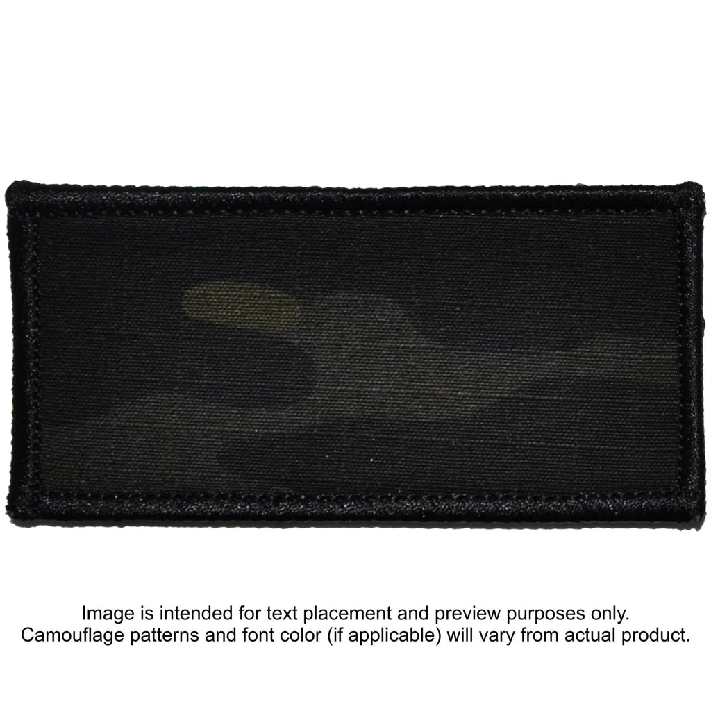 Custom Text Military 2x4 inch Patch. Your Text.