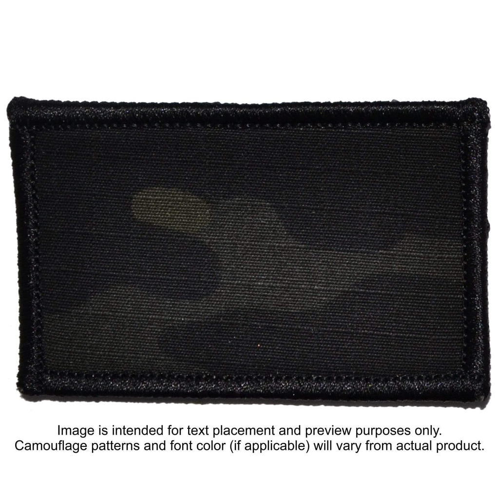 Custom Text Military 2x3 inch Patch. Your Text.