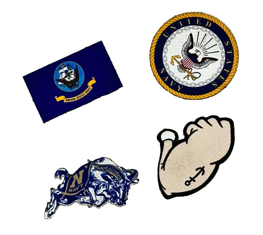 Tactical Gear Junkie Patches Mini Morale - U.S. Navy Patch Pack 1
