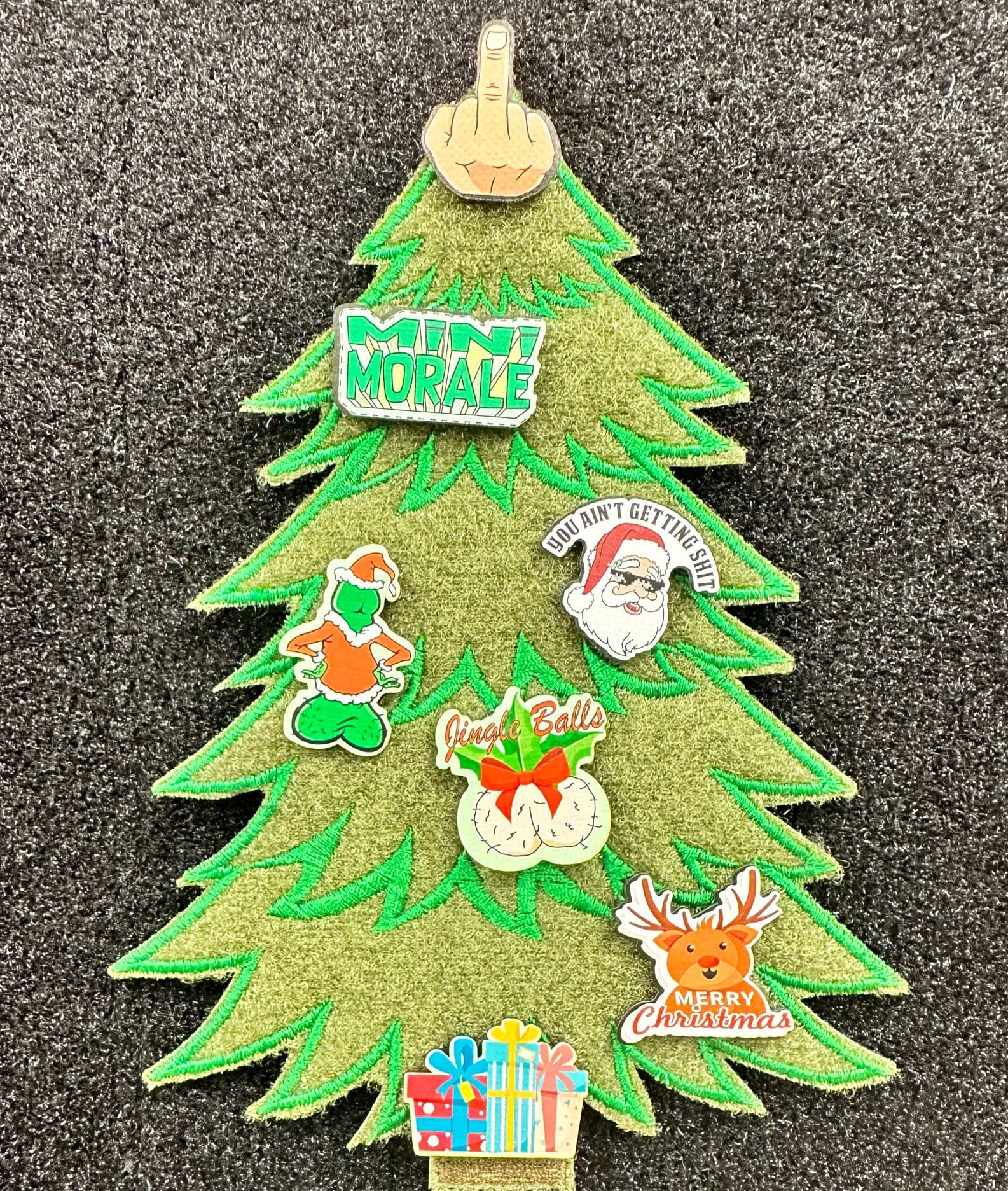 Tactical Gear Junkie Patches Mini Morale - Christmas Tree