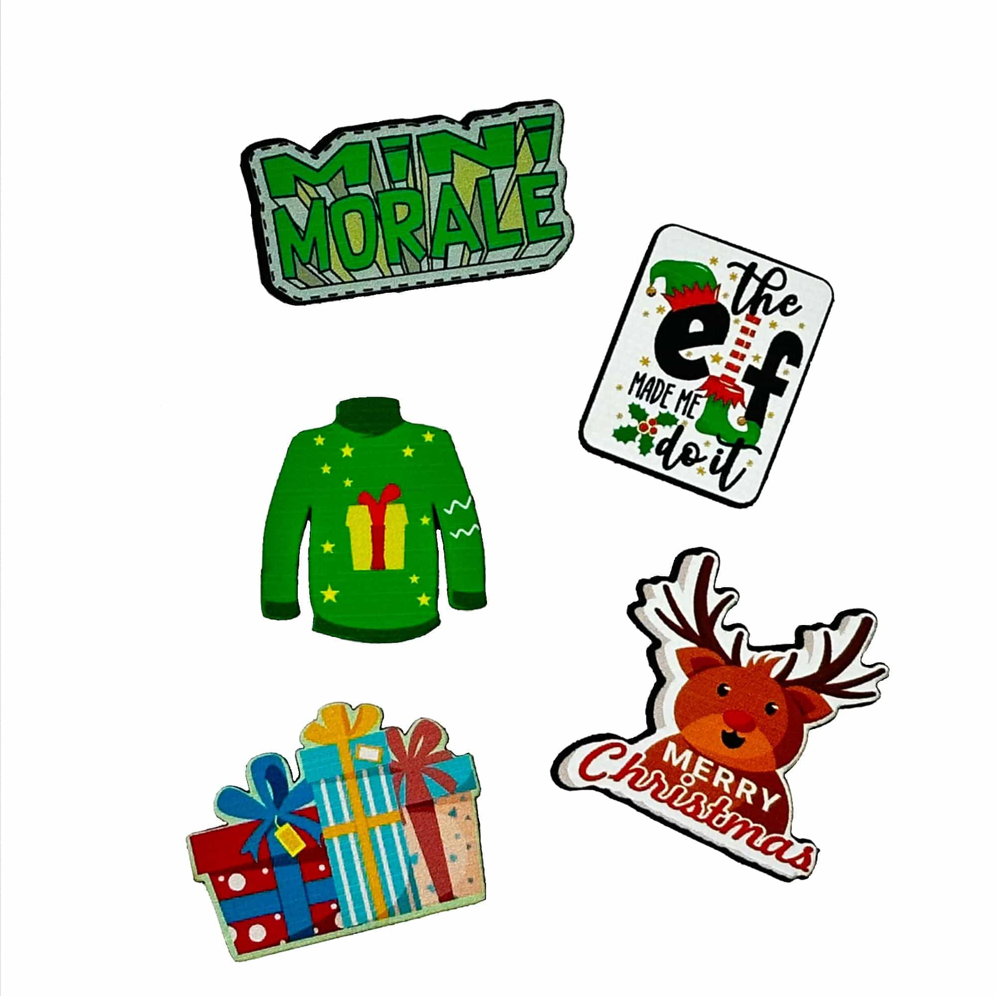 Tactical Gear Junkie Patches Mini Morale - Christmas Nice Patch Pack 1
