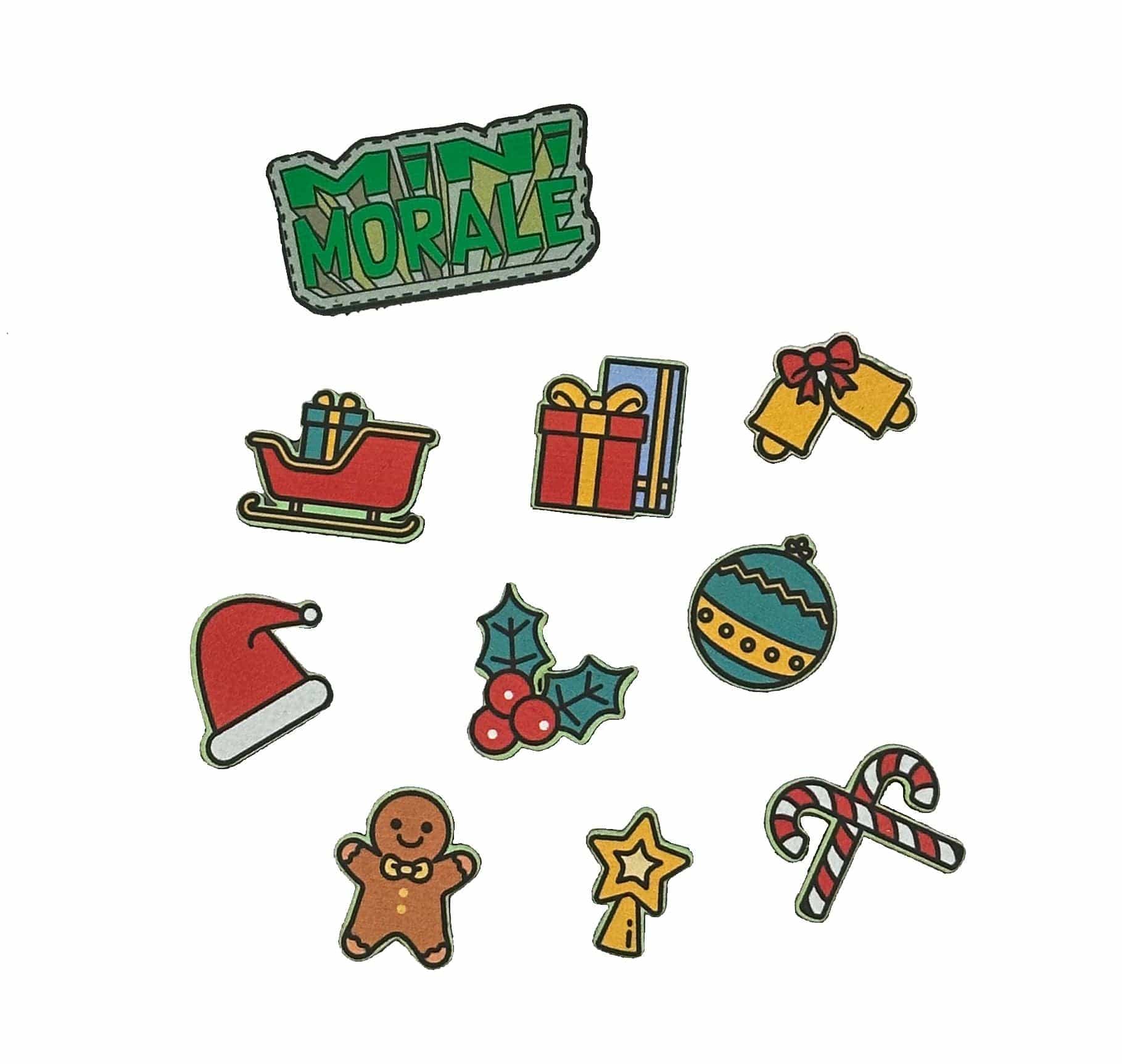 Tactical Gear Junkie Patches Mini Morale - Christmas Ornament Patch Pack 1