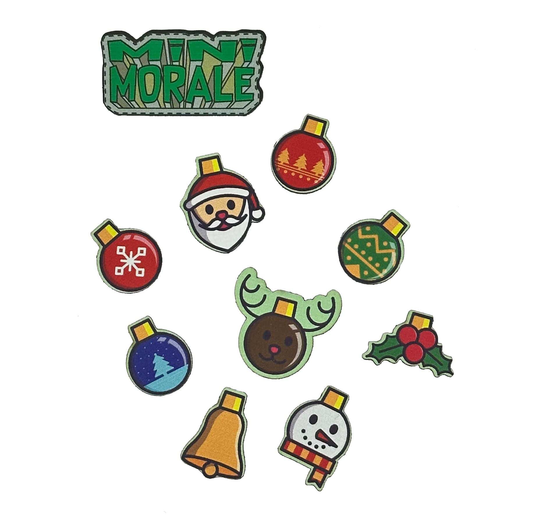 Tactical Gear Junkie Patches Mini Morale - Christmas Ornament Patch Pack 2