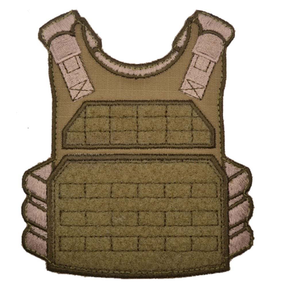 Tactical Gear Junkie Coyote Brown Mini Morale - Plate Carrier