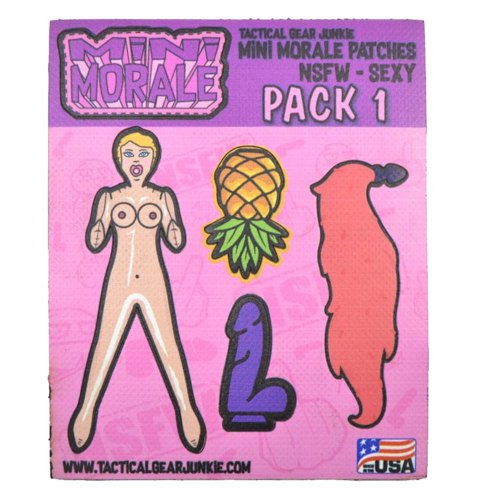 Tactical Gear Junkie Patches Mini Morale - NSFW Sexy Patch Pack 1