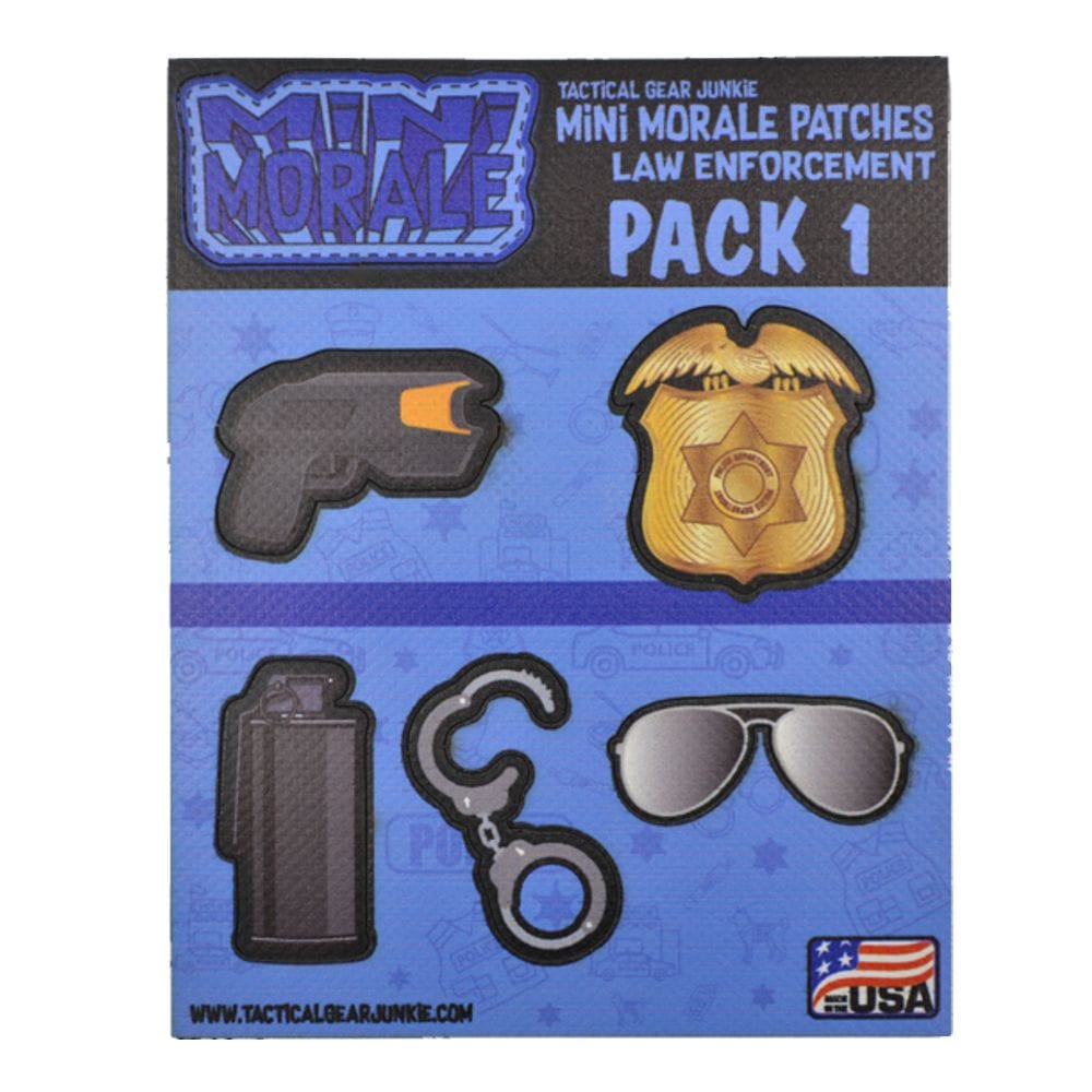 Tactical Gear Junkie Patches Mini Morale - Police Patch Pack 1