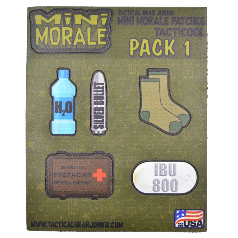 Tactical Gear Junkie Patches Mini Morale - TactiMedic Patch Pack 1