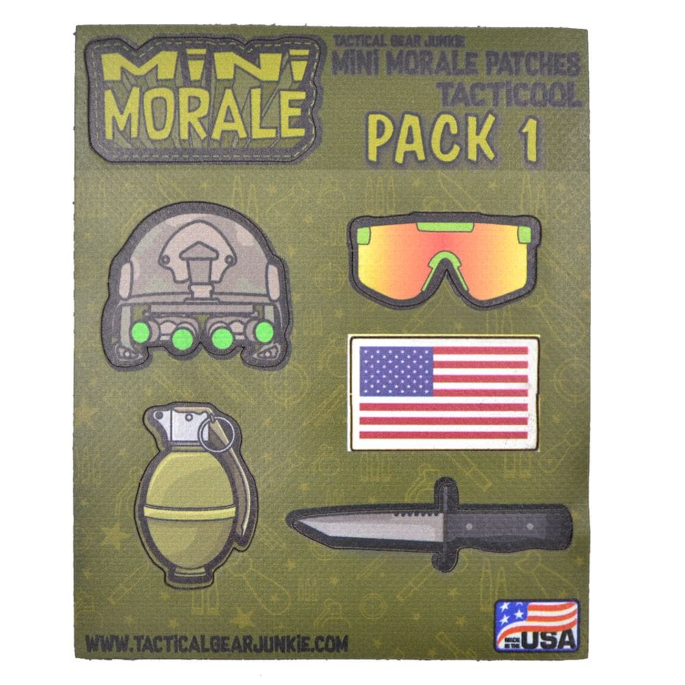 Tactical Gear Junkie Patches Mini Morale - TactiCool Patch Pack 1