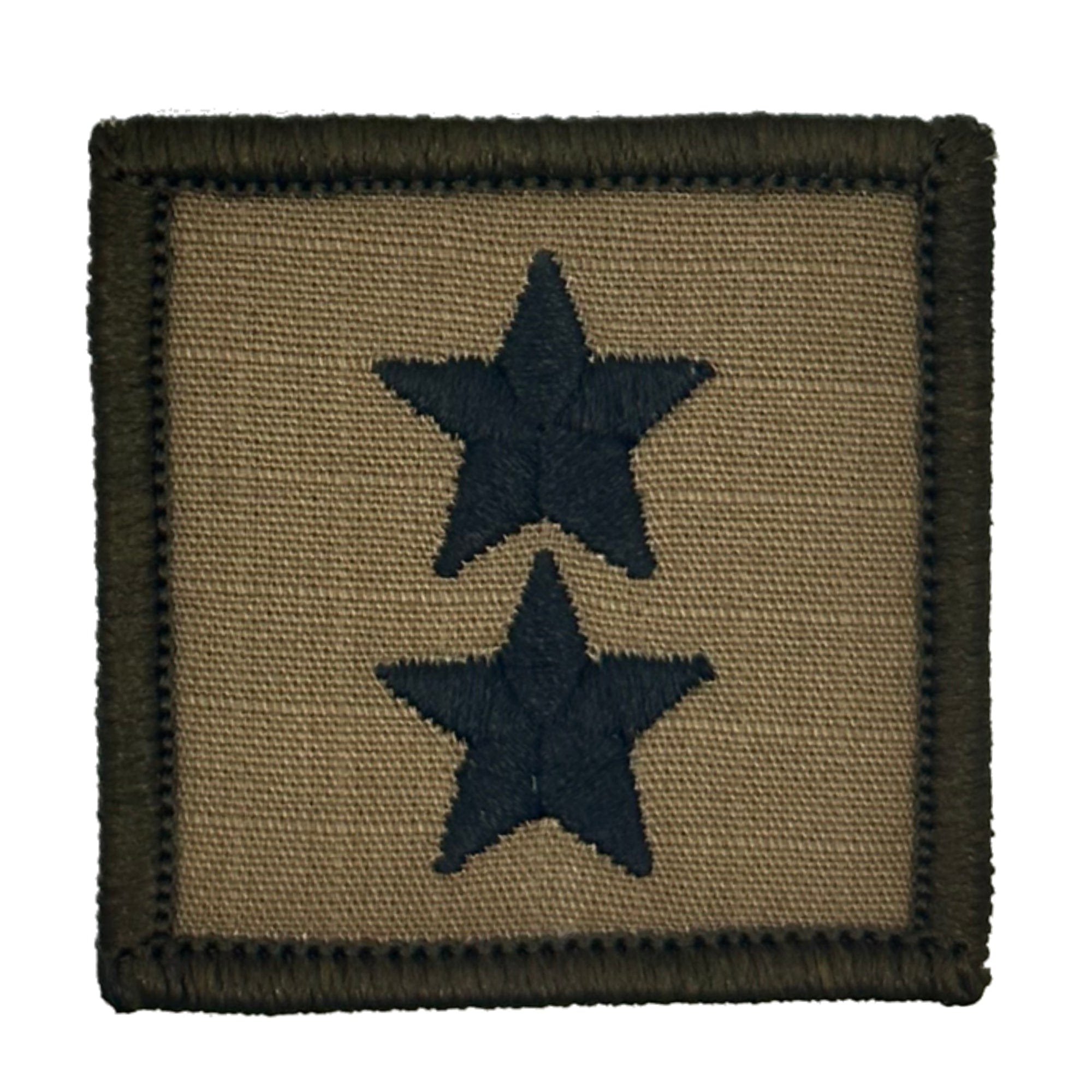 Tactical Gear Junkie Patches Coyote Brown / Major General USMC Rank Insignia - 2x2 Patch
