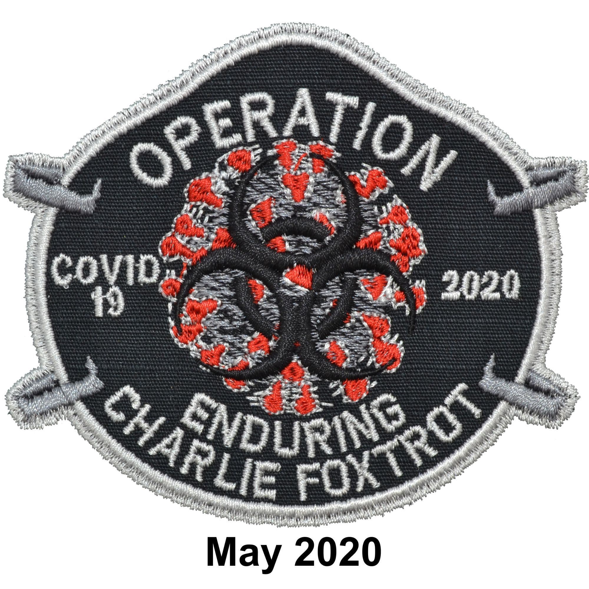 Tactical Gear Junkie Patches Black Operation Enduring Charlie Foxtrot - May 2020 POTM - LIMITED EXTENSION