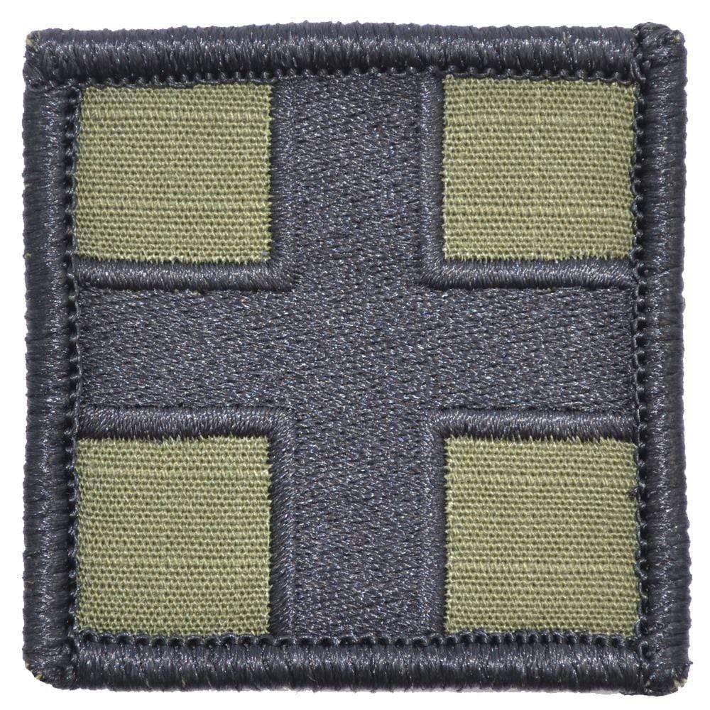 Tactical Gear Junkie Patches Olive Drab Medic Cross - 2x2 Patch