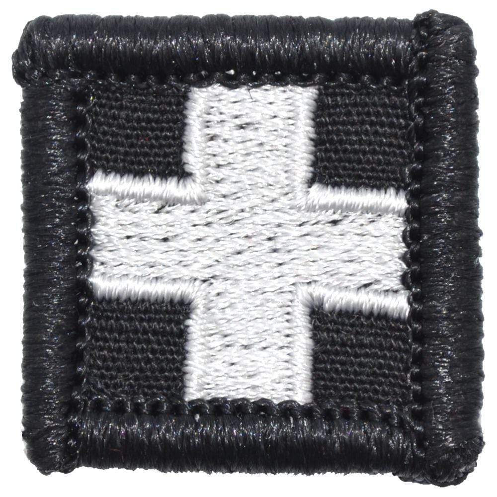 Tactical Gear Junkie Patches Black Medic Cross - 1x1 Patch