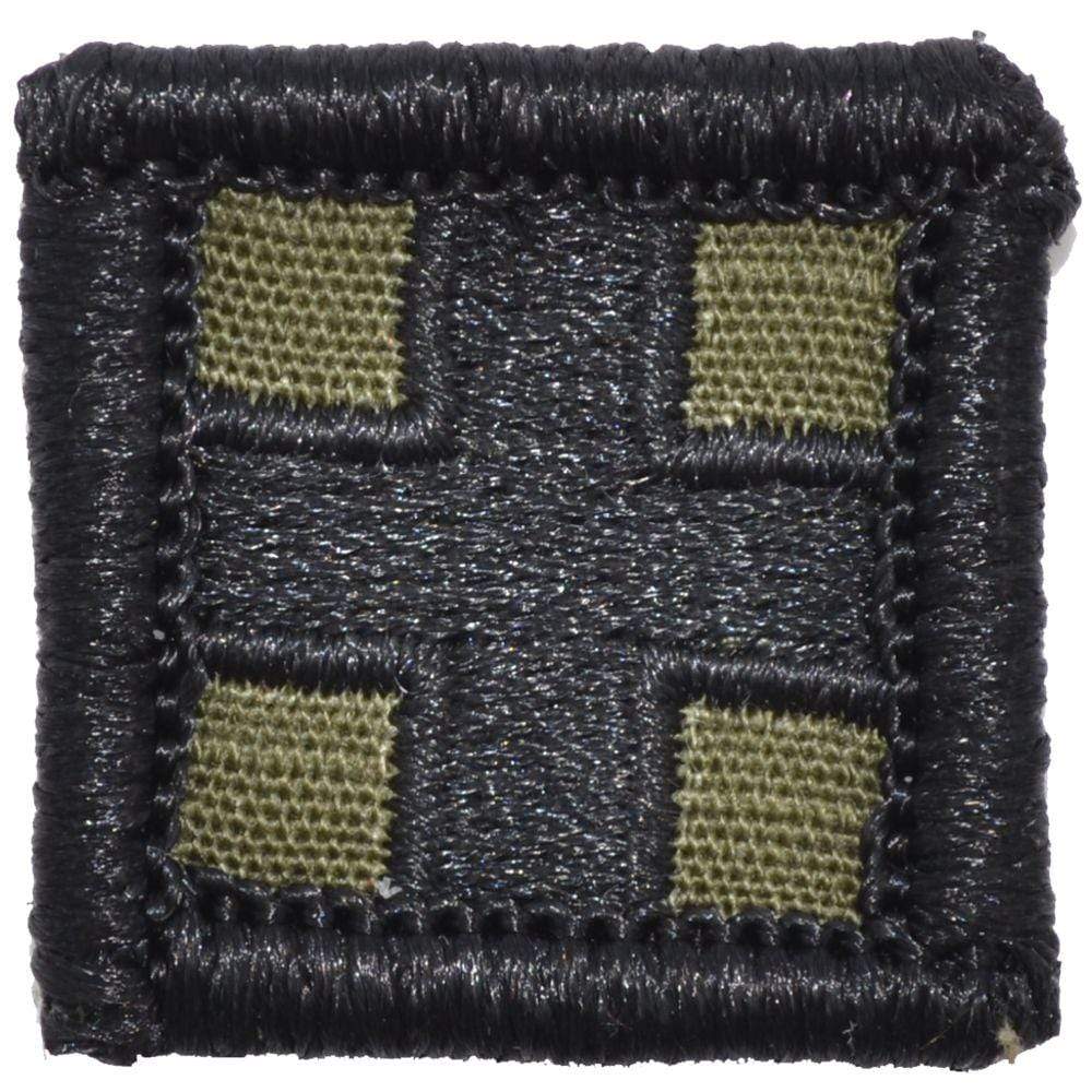 Tactical Gear Junkie Patches Olive Drab Medic Cross - 1x1 Patch