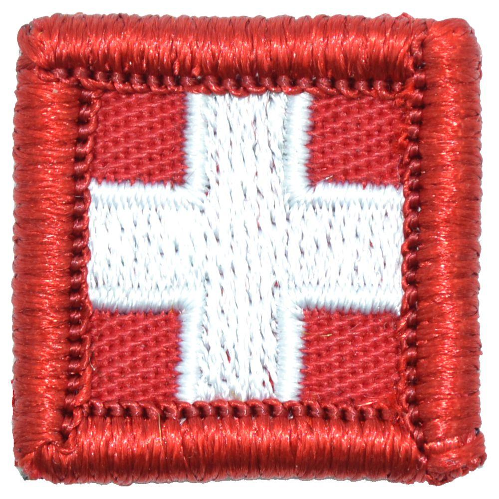 Tactical Gear Junkie Patches Red Medic Cross - 1x1 Patch