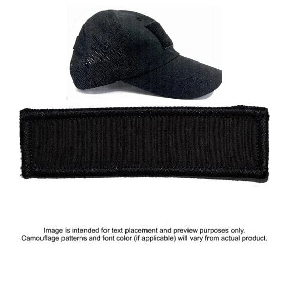 Tactical Gear Junkie Patches Black TGJ US Made Operator Hat - Mesh Back with Custom 1x3.75 Patch