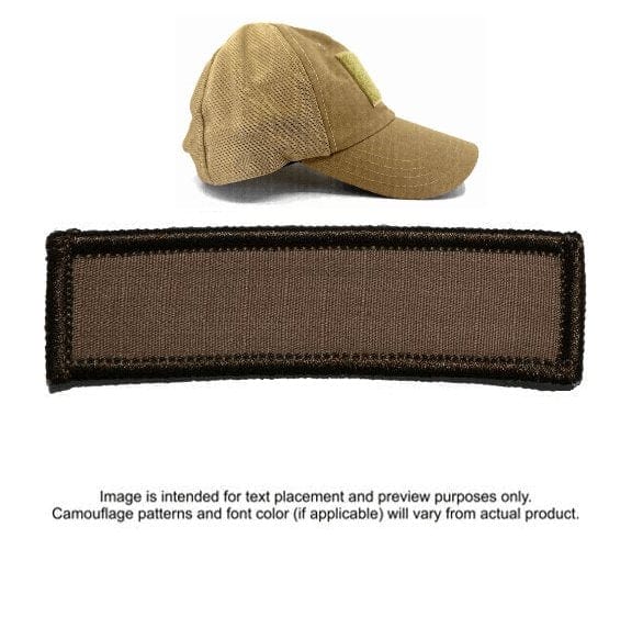 Tactical Gear Junkie Patches Coyote Brown TGJ US Made Operator Hat - Mesh Back with Custom 1x3.75 Patch