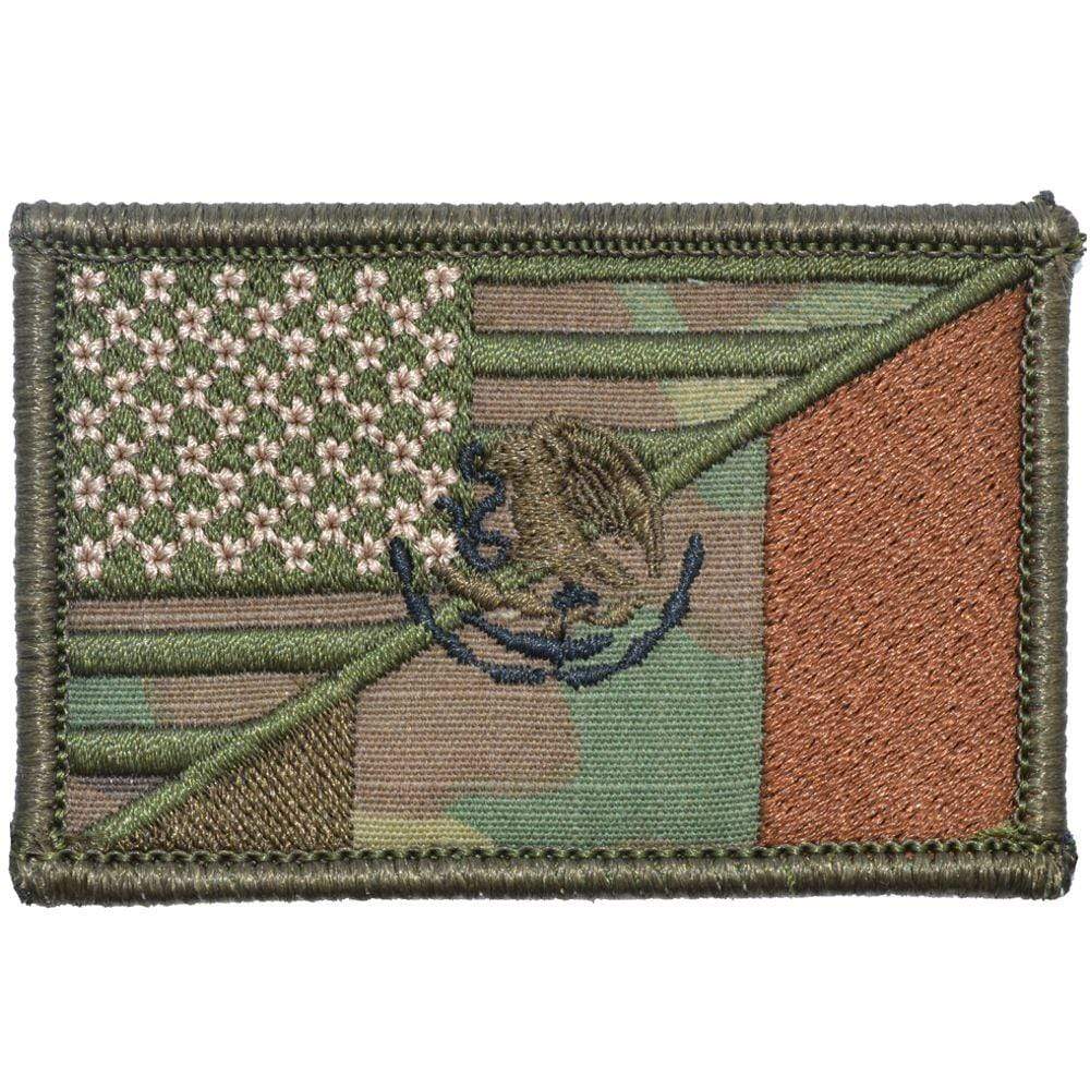 Mexican/USA Flag Patch 2x3 (Olive Drab/OD)