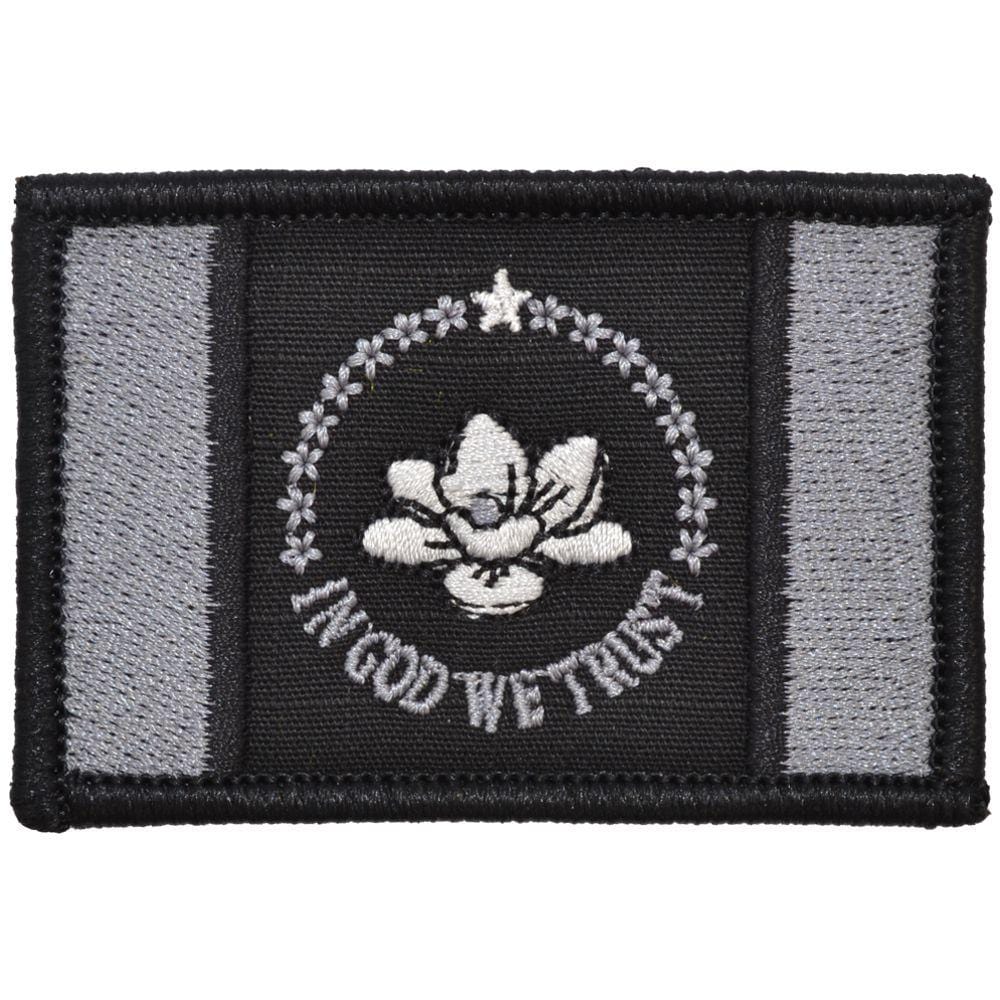 Tactical Gear Junkie Patches Black New Mississippi State Flag - 2x3 Patch